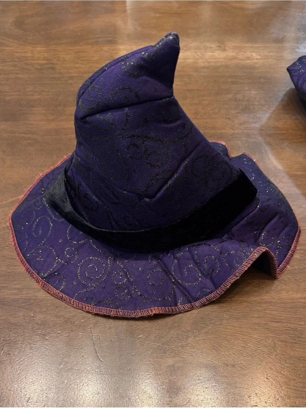 Toddler girls Halloween Witch Dress in Black, Purple & Orange Sash